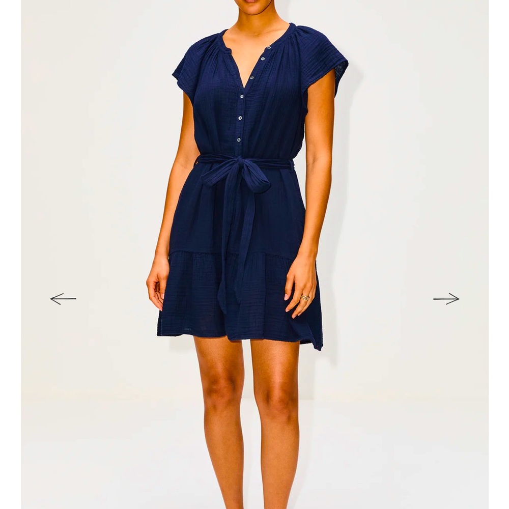 Xirena Jude gauze dress blue size small